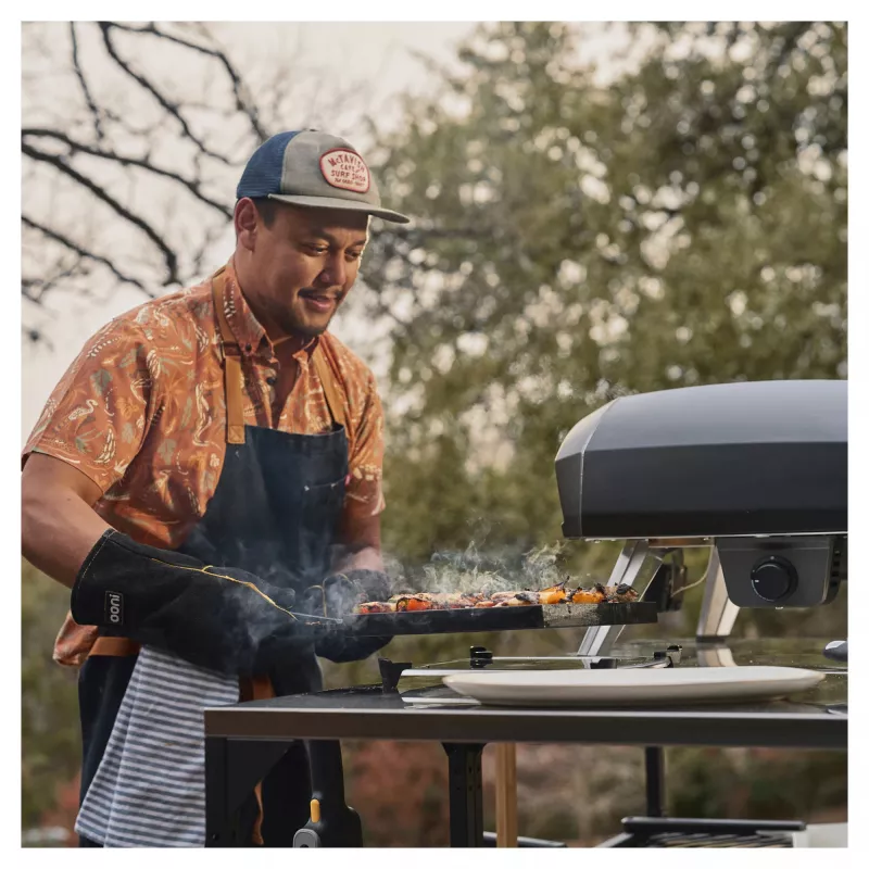 Ooni Koda 2 Pro Pizzamaker Schwarz Silber 1 Pizza 46 cm