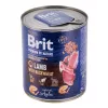 Nassfutter für Hunde Brit Premium by Nature Lamm mit Buchweizen 800 g, getreidefrei, ausgewachsene Hunde, Dose
