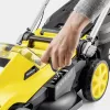 Handgeführter Rasenmäher Karcher LMO 3-18, Akku 18 V, Schnittbreite 340 mm, für bis zu 350 m², 25–60 mm Höhe
