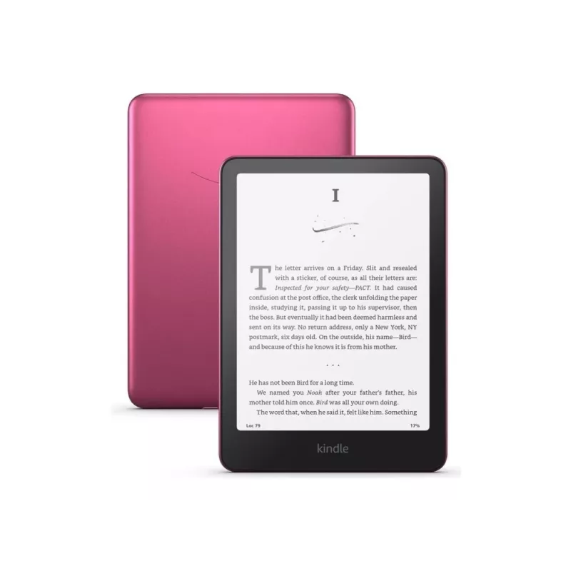 E-Reader Amazon Kindle Paperwhite Signature Edition 2024 — 7-Zoll-Display, 32 GB, IPX8 wasserdicht, USB-C, Himbeerrot