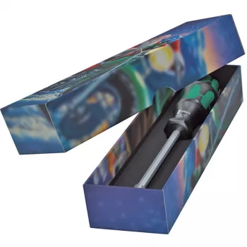 Wera Kraftform Kompakt 27 Set 1 Schraubendrehersatz mit ergonomischen Griffen und Präzisionsspitzen