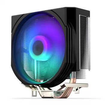 ENDORFY Spartan 5 ARGB, CPU-Kühler, Integrierter Fluctus 120mm ARGB-Lüfter, Helle ARGB-LED-Beleuchtung, Kompatibel mit AM5, AM4, LGA1700, LGA1200,
