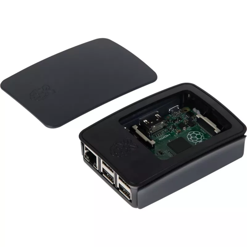 Raspberry Pi Pi - Gehäuse - ABS-Kunststoff - Schwarz