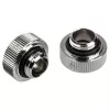 Adapter G1/4 Zoll Außengewinde auf 16 mm Hardtube BitsPower Touchaqua TA-FH16-GS, 2er-Pack, Silber