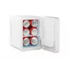 Mini-Kühlschrank mit LED-Schminkspiegel Elle ESDAFX04WHEU 4 L weiß
