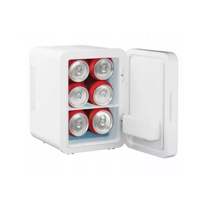 Mini-Kühlschrank mit LED-Schminkspiegel Elle ESDAFX04WHEU 4 L weiß