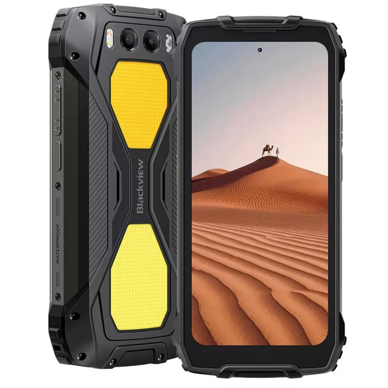 Blackview BV7300 16,9 cm (6,67 inch) Dual SIM Android 14 4G 6 GB 256 GB 15000 mAh Schwarz, Gelb