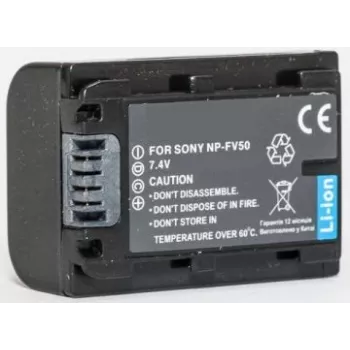 Battery extra digital NP-FV50 7,2V 2200mAh — wiederaufladbarer Kameraakku