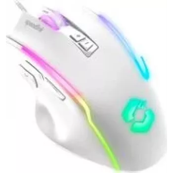 Kabelgebundene Gaming-Maus Speedlink DECUS USB Weiß — ergonomisches Design, Modell SL-680024-WT