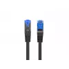 Netzwerkkabel Lanberg PCF6A-10CC-0025-BK RJ45 Cat6a 0,25m Schwarz