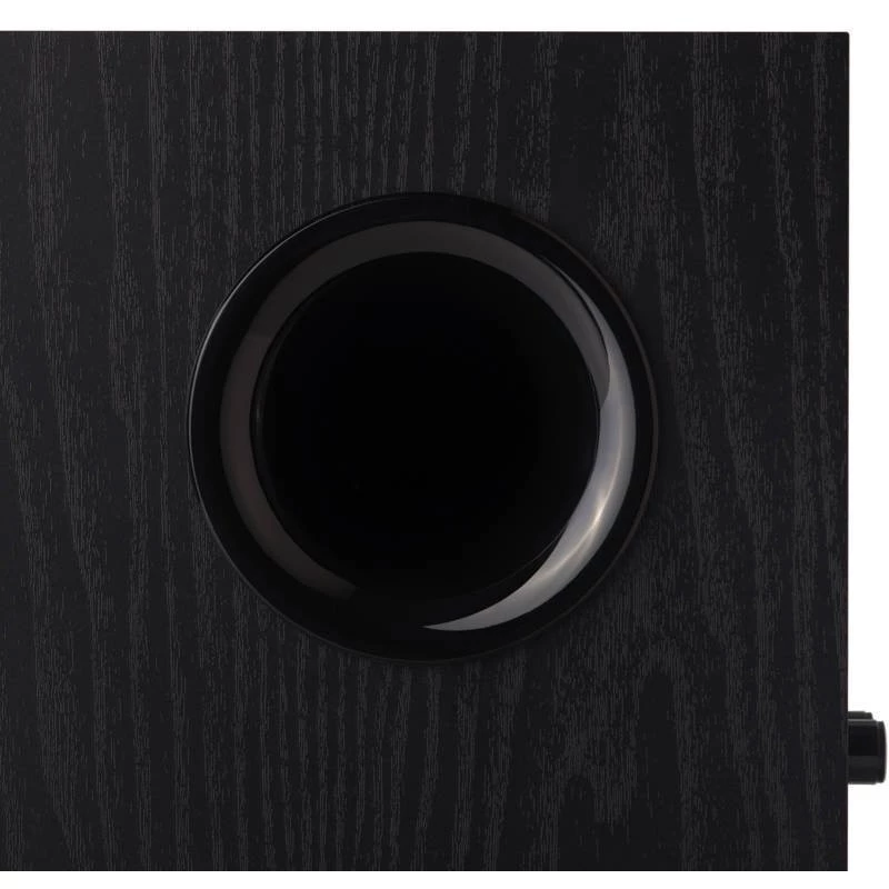 Aktiver Subwoofer Edifier T5, Stereo-Cinch-Ein-/Ausgang, Schwarz, 70 W (leicht beschädigte Verpackung)