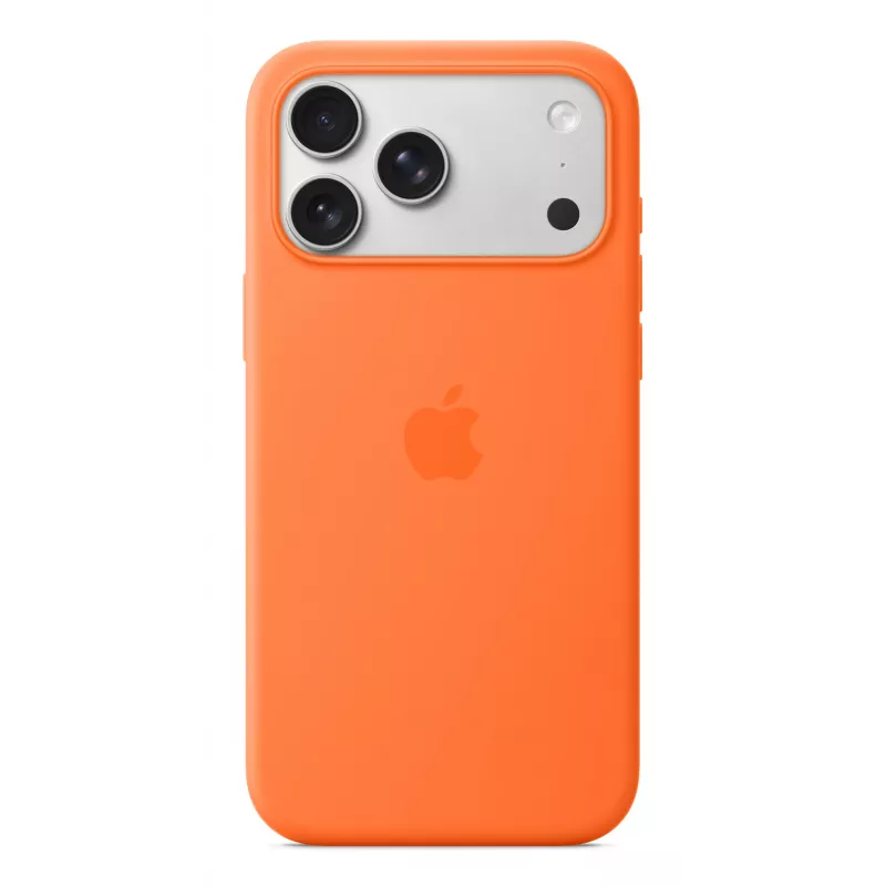 Apple iPhone 17 Pro Max Silikon Case mit MagSafe Orange