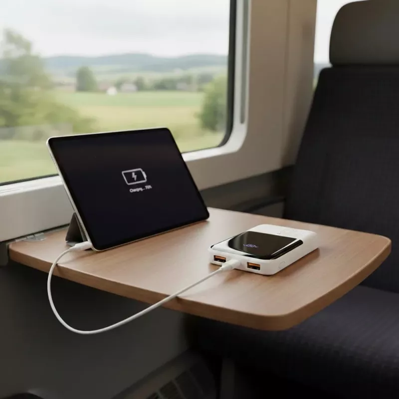 Powerbank everActive EB-10Q 10.000 mAh, 2× USB-Ausgänge, 22,5W QC4.0