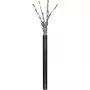 Wentronic goobay - Bulk-Kabel - 100,0m - SFTP, PiMF - CAT 6 - Litze - Schwarz (57195)