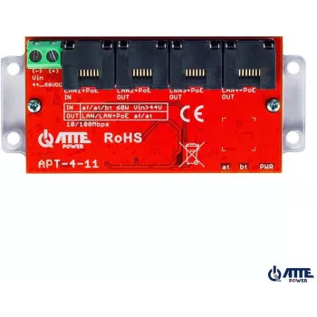 PoE-Extender-Switch Atte APT-4-11 — 4-Port 10/100 Mbit/s