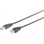 USB-Kabel S/CONN 13-24305 USB 2.0 0,3 m Schwarz