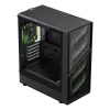 Gamemax Gehäuse | AERIS 330 MB | Schwarz | Mini-Tower | Netzteil nicht enthalten