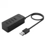 ORICO USB-Hub W5P-U3-030 4-Port USB 3.0, kompakter Desktop-Hub für den Anschluss von Peripheriegeräten