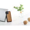 Smartphone-Hülle man and wood für iPhone 11 Pro — Ausführung Cappuccino-Schwarz