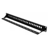 Patchpanel Extralink 24-Port U/UTP (UTP) modular, 1U, schwarz, 482,6 mm Breite