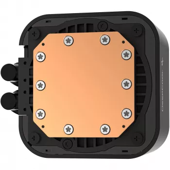 Flüssigkeitskühlungsset DeepCool LQ240 — 240 mm Radiator, 2×120 mm PWM-Lüfter, RGB, Schlauch 41 cm, Aluminiumradiator, schwarz