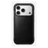 Handyhülle Nomad Rugged Leather Case für Apple iPhone 17 Pro, Leder/TPU/PC/Aluminium, geeignet für 16 cm (6,3 Zoll) Bildschirme, schwarz