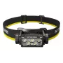 Stirnlampen-Taschenlampe Nitecore HC60 UHE mit 4000 mAh Akku, 6-LED, wasserdicht, stoßfest, schwarz/gelb