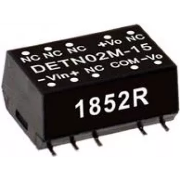 DC-DC-Wandler Mean Well DETN02L-12, 2 W, Eingang 4,5–5,5 V, Ausgang 80 mA, 10,9×15,2×7,1 mm