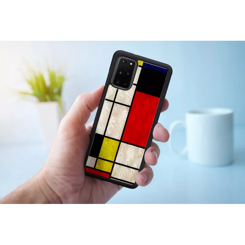 Schutzhülle iKins für Samsung Galaxy S20+ – schwarzes bedrucktes Design