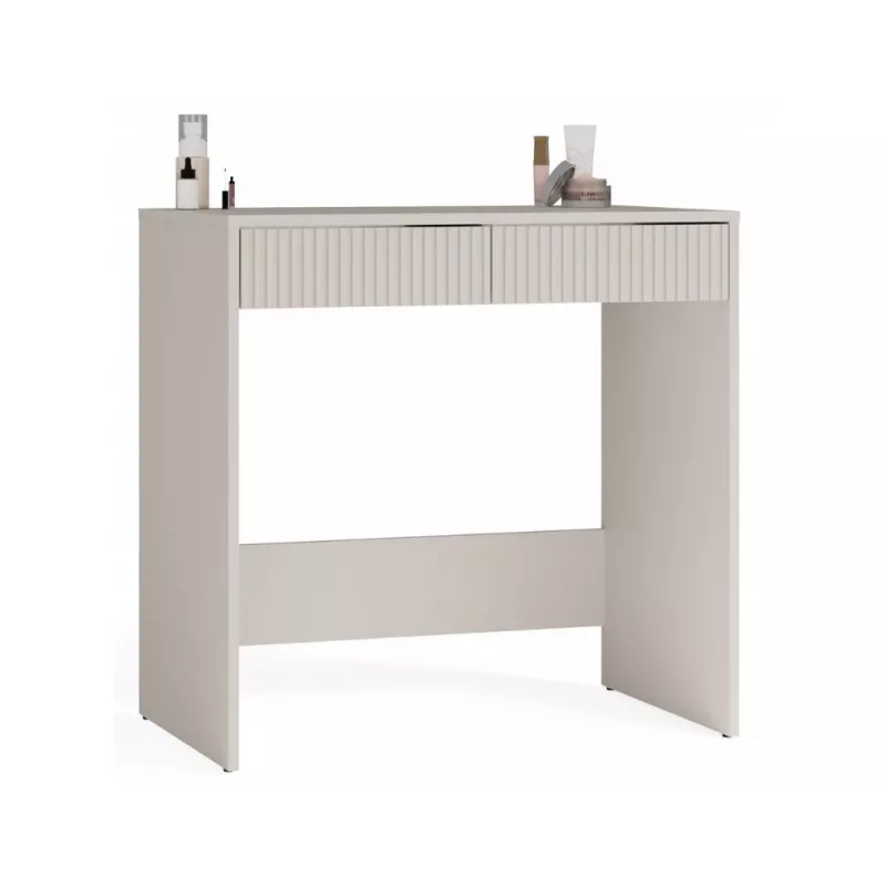 Desk top e shop MARINA 2S schlank KASZMIR — kompakter Schreibtisch mit 2 Schubladen, schmales Profil