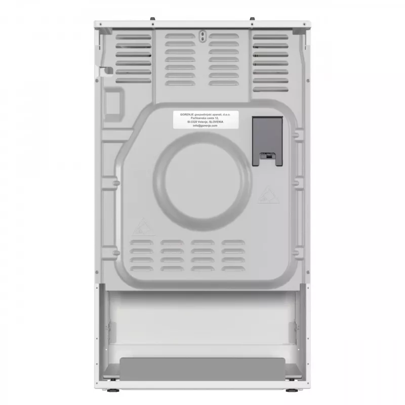 Freistehender Gasherd mit Backofen Gorenje GG5A10WFFM — 4-Flammen-Kochfeld, 70 l Backofen, emaillierte Oberfläche, weiß