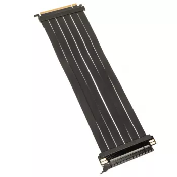 Kolink PCI Express 5.0 x16 zu x16 Riser-Kabel, 180 Grad, schwarz – 30 cm