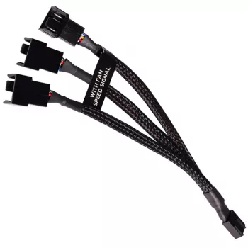 RGB-Splitterkabel Alphacool 18679 Schwarz Kunststoff 150mm