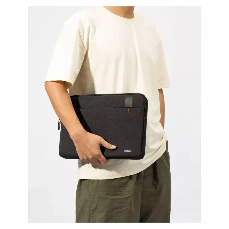 Laptophülle Inateck LB01011-13S für 13-Zoll-Laptops mit Zubehörtasche, schwarz