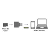 USB-C auf microSD-Kartenleser als Schlüsselanhänger