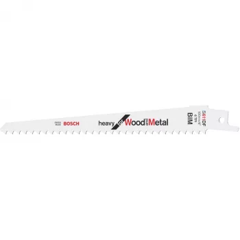 Bosch S 611 DF Heavy Sägeblatt für Holz und Metall Säbelsägeblätter