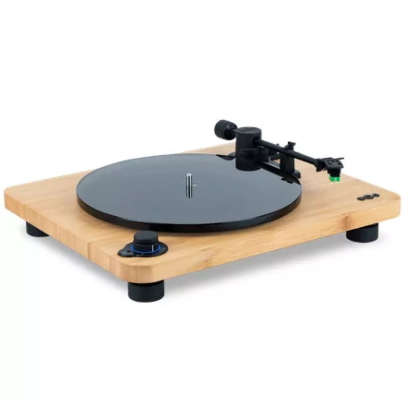 The House Of Marley EM-JT010-SB Audio-Plattenspieler Riemenantrieb Schwarz, Holz