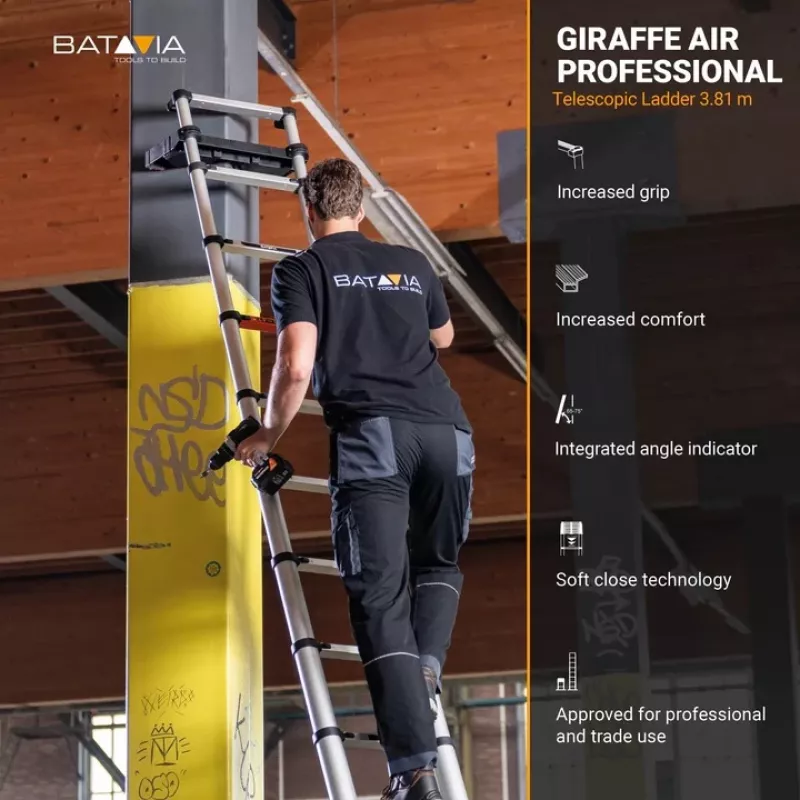 Teleskopleiter Batavia B.V. Giraffe PRO 3,81 m, Modell 7063670