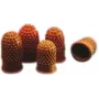Rexel Thimblettes Velos Größe 00 - 15 mm Ø Orange Box/10, Orange, Gummi