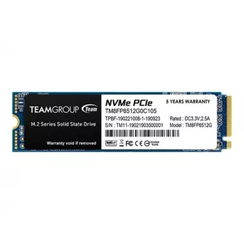 SSD-Festplatte Team Group 512 GB M.2 PCI Express 3.0 NVMe MP33