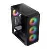 LOGIC CONCEPT Portos ARGB ATX Mid-Tower-Gehäuse, schwarz