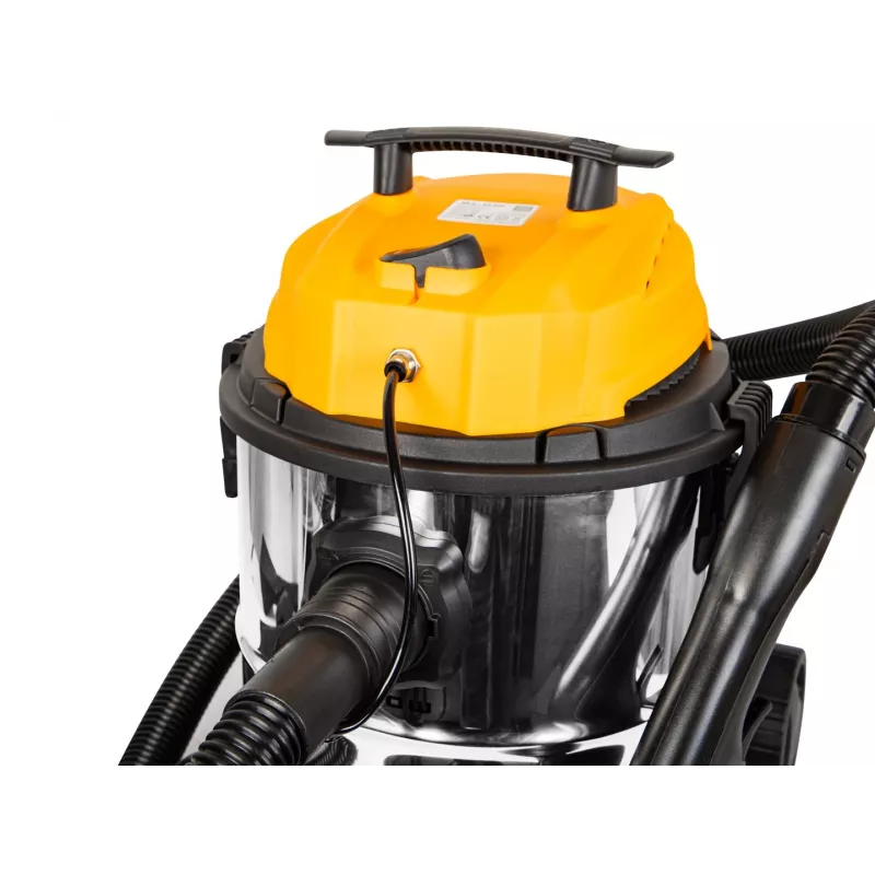 Aufsitz-Waschsauger BLOW WDC2300 — Schmutzwasser 25 l, Frischwasser 4,5 l, 1,5 m Schlauch, 6 m Kabel, 7,35 kg