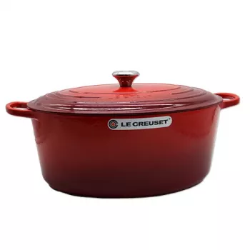 Le Creuset Signature Bräter oval kirschrot 40cm