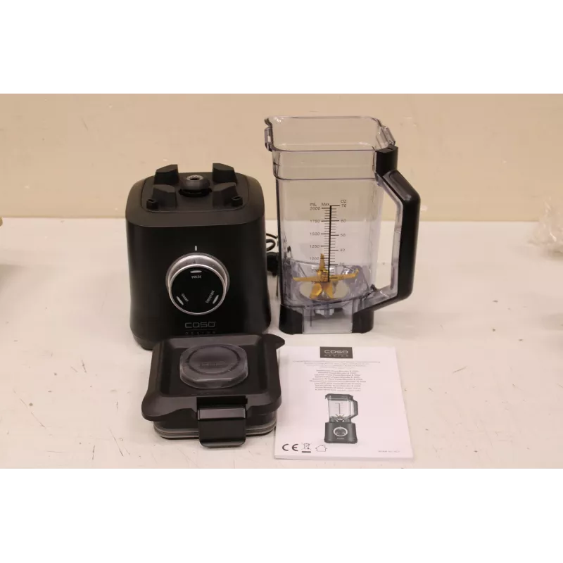 SALE OUT. Caso B 2000 Power Blender, Leistung 2000 W, Schwarz | Caso Power Blender | B 2000 | Tischgerät | 2000 W | Behältermaterial Tritan | Behälterkapazität 2 L | Eiszerkleinerung | Schwarz | BESCHÄDIGT
