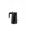 Alessi MT18/3 Espressomaschine Ossidiana, Edelstahl, Alu, 3,5 x 18,5 x 40,5 cm