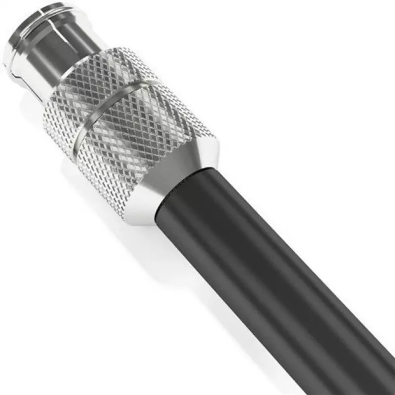 Easy-Installation-IEC/Koax-Dose (Silber/Blau, 6,5 - 8,0 mm)