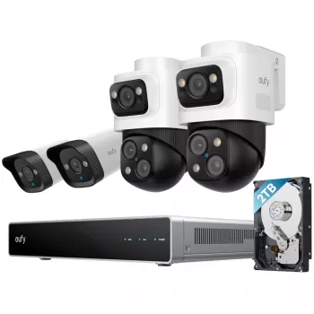 EUFY NVR Sicherheitssystem S4 Bullet-PTZ+ Bullet Kamera (E8E00323)