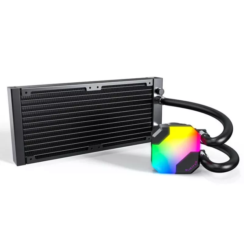 All-in-One-Flüssig-CPU-Kühler Montech Hyper Flow ARGB 240 mm, schwarz