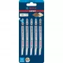 Bosch 2 608 900 551 Stichsäge-/Dekupiersäge-/Säbelsägeblatt Stichsägeblatt Holz Kohlenstoffstahl (HCS) 5 Stück
