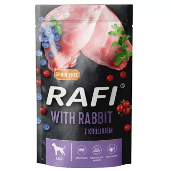 RAFI Nassfutter für Hunde Kaninchen 500 g Beutel